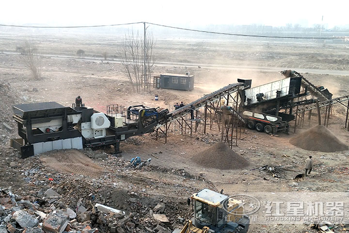 建筑垃圾處理現場 建筑垃圾處理現場