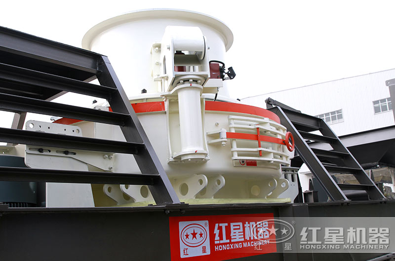車架上的制砂機近景圖 車架上的制砂機近景圖