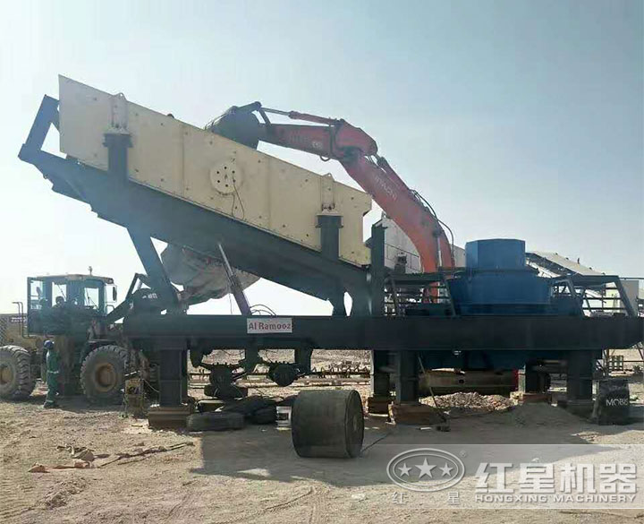車載一體式制沙機(jī)生產(chǎn)現(xiàn)場(chǎng) 車載一體式制沙機(jī)生產(chǎn)現(xiàn)場(chǎng)