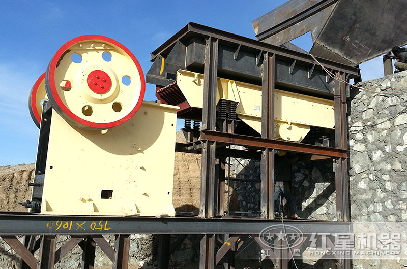玄武巖破碎現場 玄武巖破碎現場