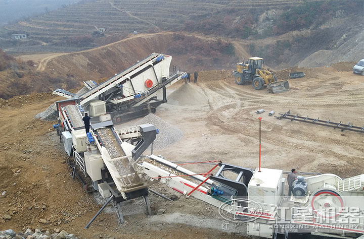 移動制砂機生產現場 移動制砂機生產現場