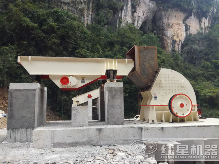 錘式破碎機用戶生產現場 錘式破碎機用戶生產現場