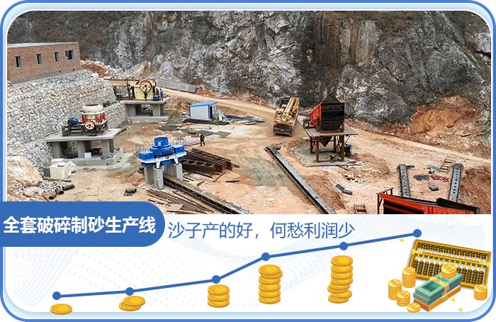 全套破碎制砂生產線現場 全套破碎制砂生產線現場