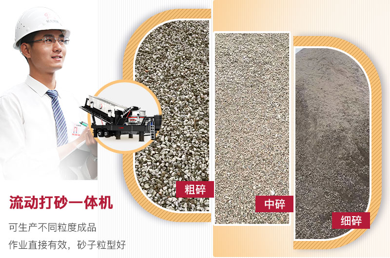 流動(dòng)打沙一體機(jī)成品展示 流動(dòng)打沙一體機(jī)成品展示