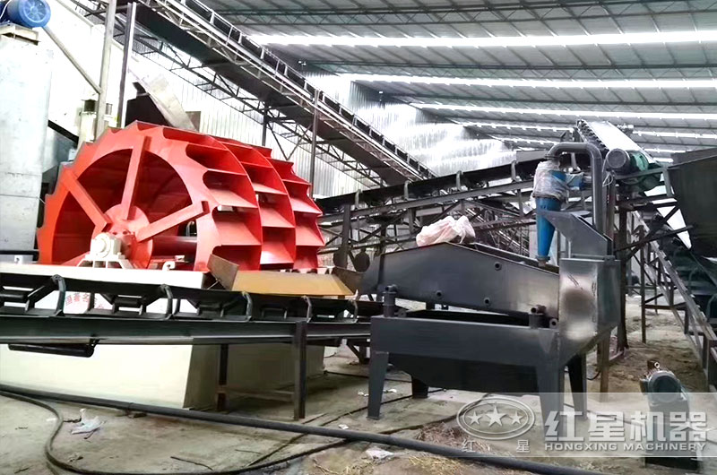 洗砂機安裝現(xiàn)場 洗砂機安裝現(xiàn)場