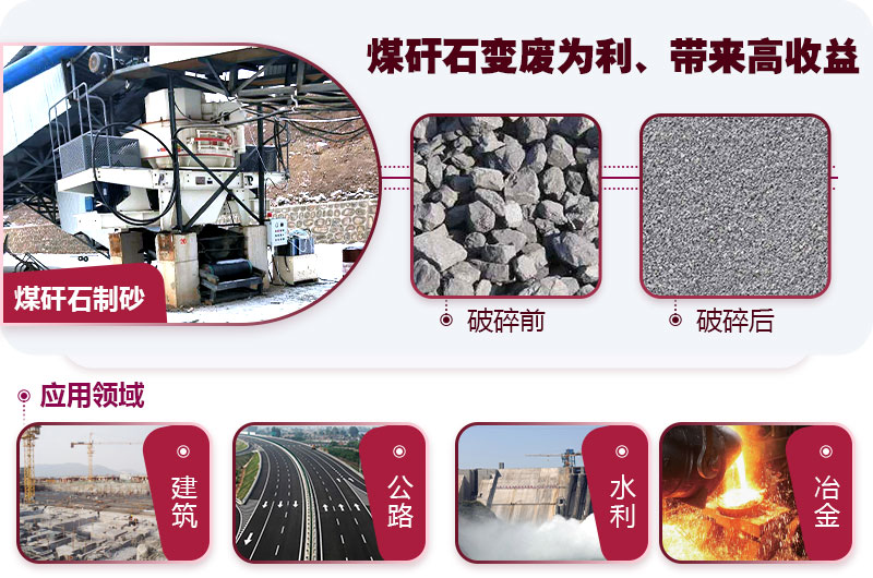 煤矸石制砂前后對比 煤矸石制砂前后對比
