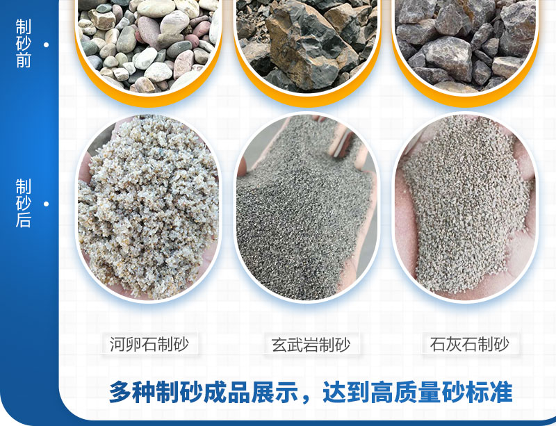 制砂前后對比圖 制砂前后對比圖