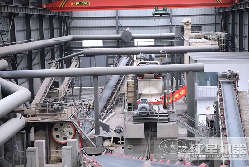 石料破碎生產線現場 石料破碎生產線現場