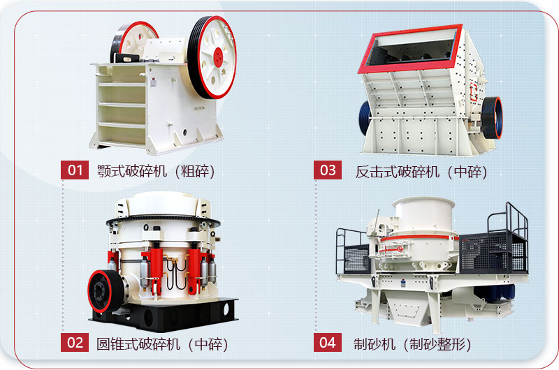 多種類型的石頭破碎機 多種類型的石頭破碎機