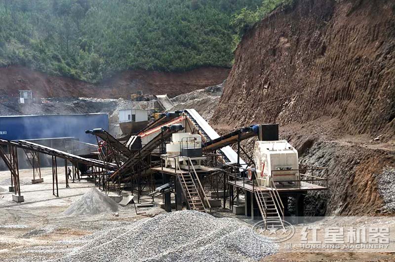 石頭制沙生產線現場 石頭制沙生產線現場