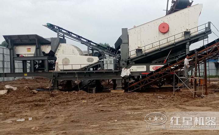 錘破聯合式移動破碎機 錘破聯合式移動破碎機