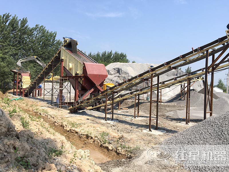 青石破碎現場 青石破碎現場